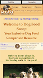 Mobile Screenshot of dogfoodscoop.com
